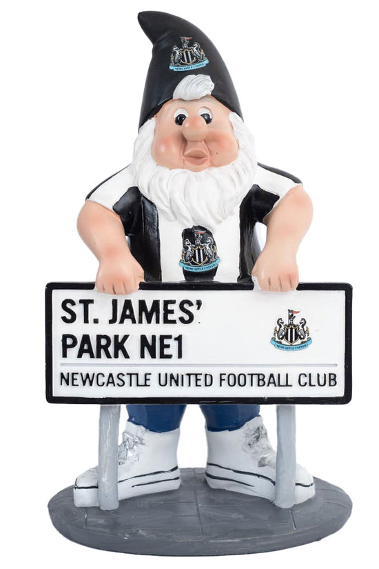 Newcastle United FC Street Sign Gnome 1