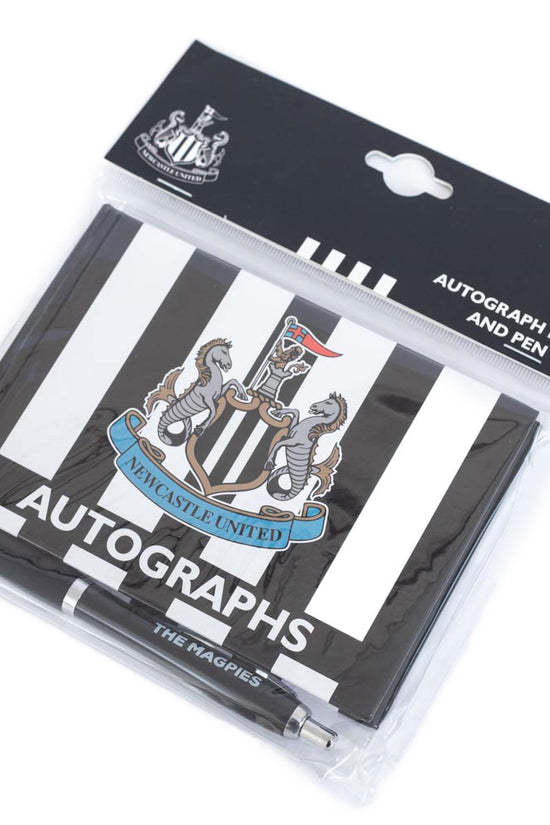 Newcastle United FC Autograph Book & Pen
