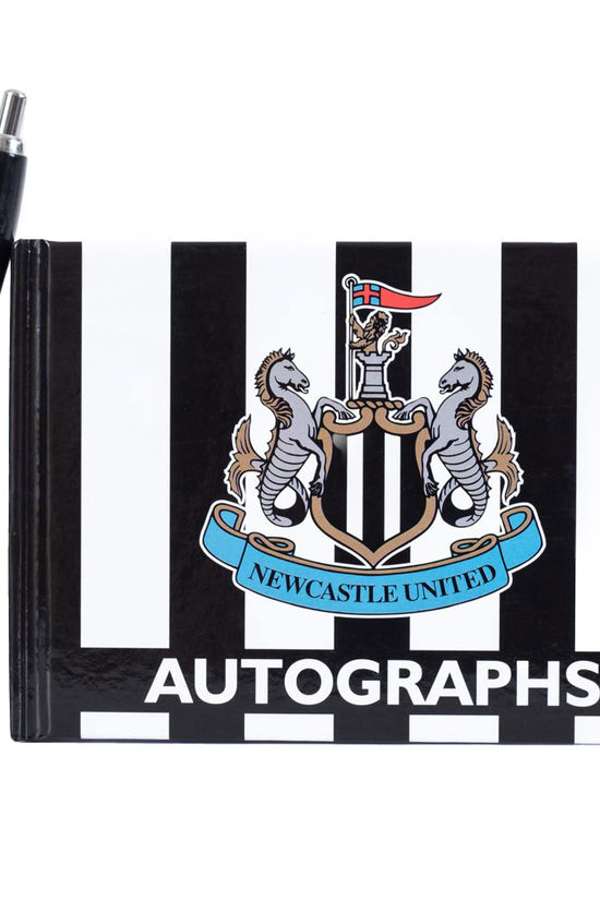 Newcastle United FC Autograph Book & Pen