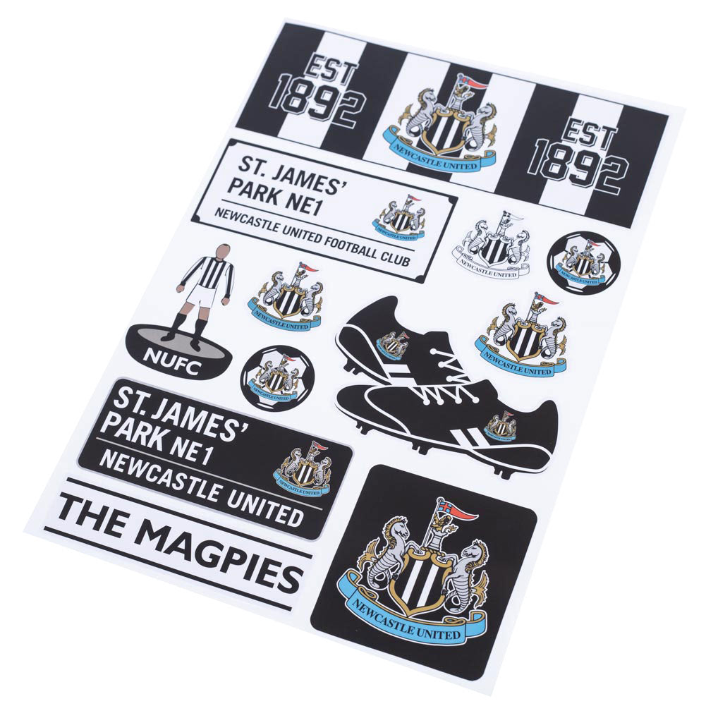 Newcastle United FC A4 Sticker Set 1