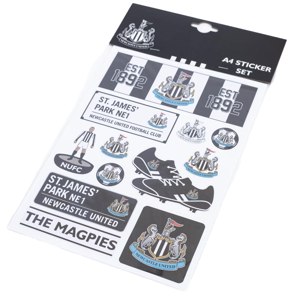 Newcastle United FC A4 Sticker Set 2