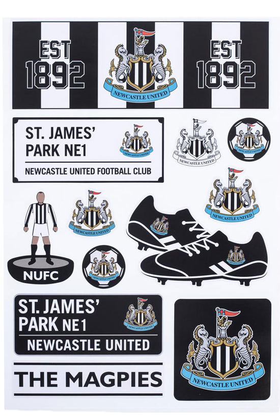 Newcastle United FC A4 Sticker Set