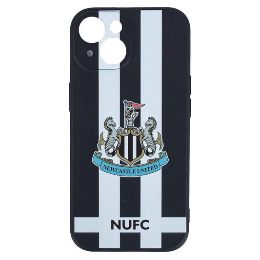 Newcastle United FC iPhone 14 Striped Silicone Case 1