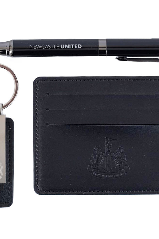 Newcastle United FC Leather Wallet, Fob & Pen Set