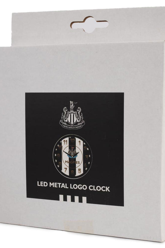 Newcastle United FC Metallic Wall Clock Stripe 3