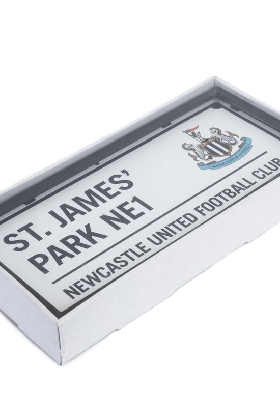 Newcastle United FC Metal LED Street Sign
