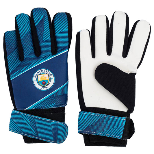Manchester City FC Fuse Goalkeeper Gloves Kids 1