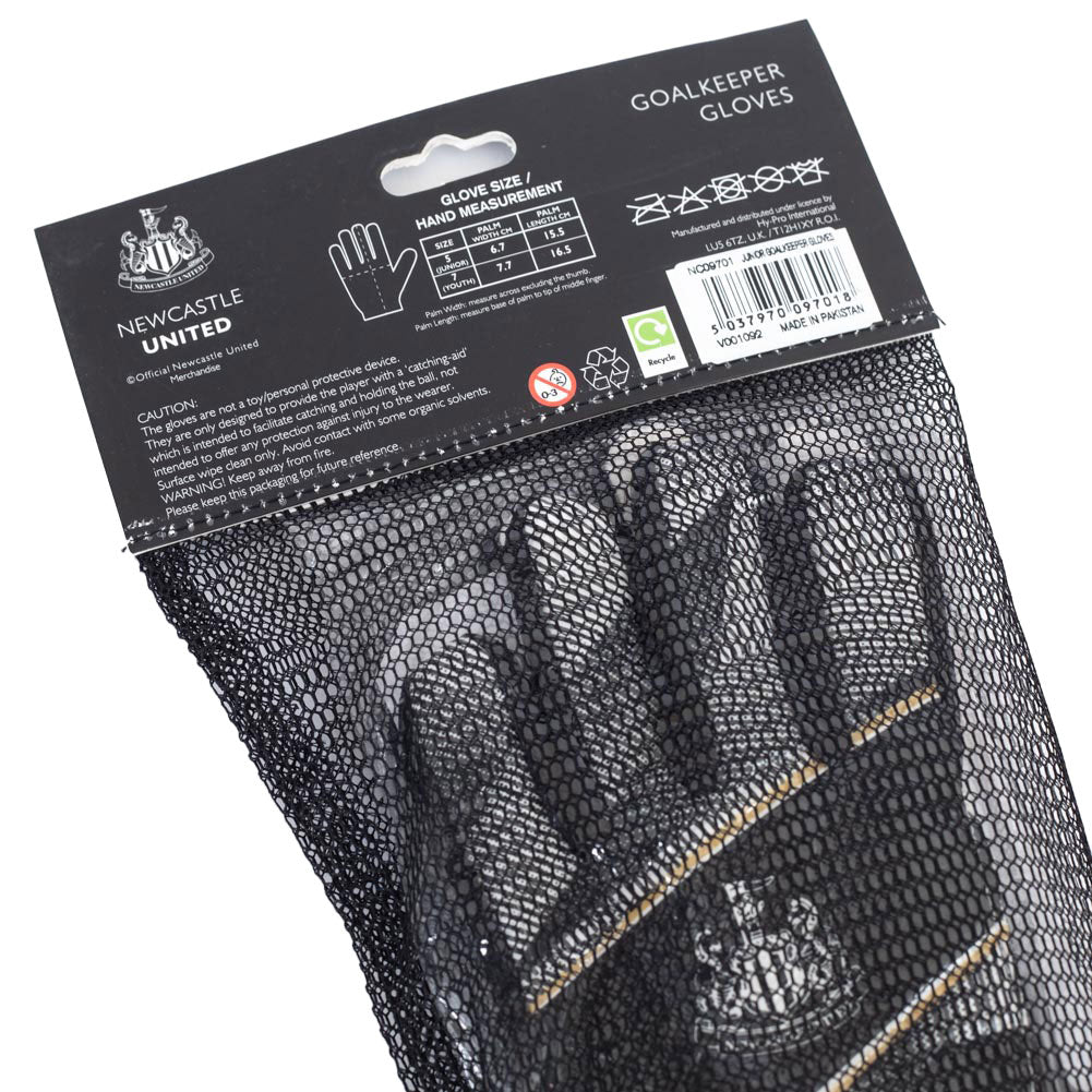 Newcastle United FC Goalkeeper Gloves Kids 2