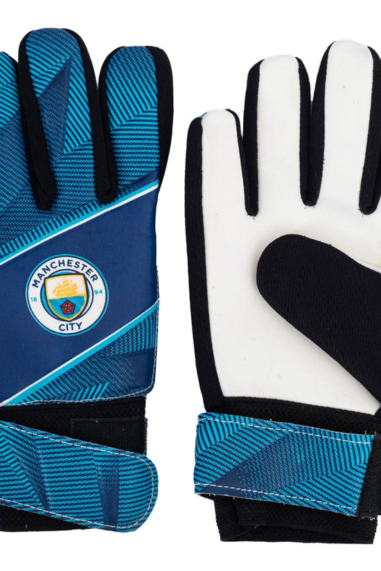 Manchester City FC Fuse Goalkeeper Gloves Yths 1