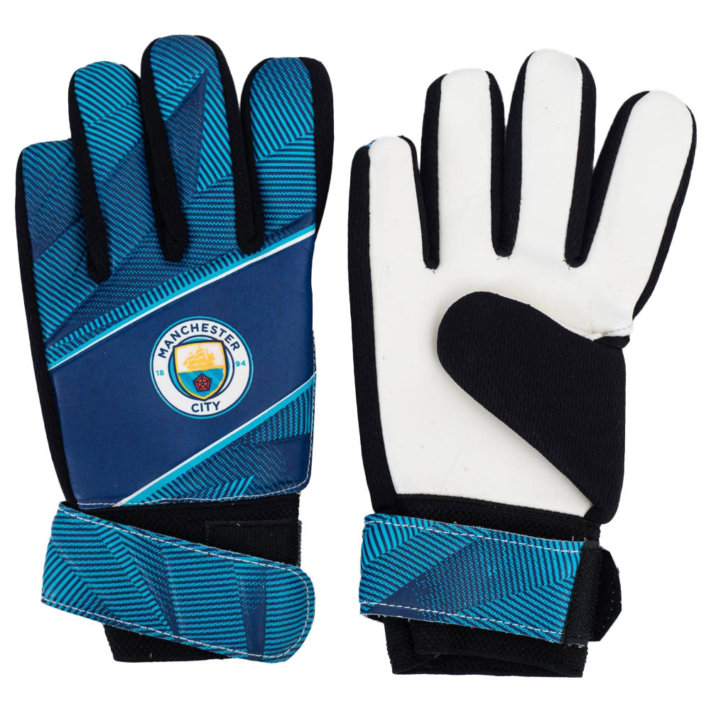 Manchester City FC Fuse Goalkeeper Gloves Yths 1