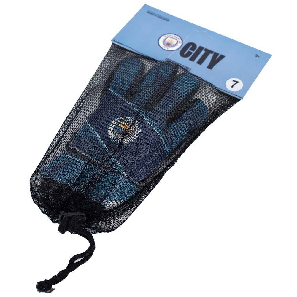 Manchester City FC Fuse Goalkeeper Gloves Yths 3