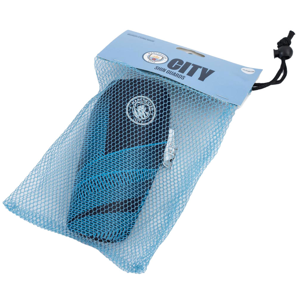 Manchester City FC Fuse Shin Pads Kids 2