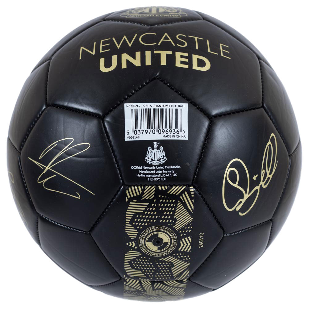 Newcastle United FC Sig Gold Phantom Football 2