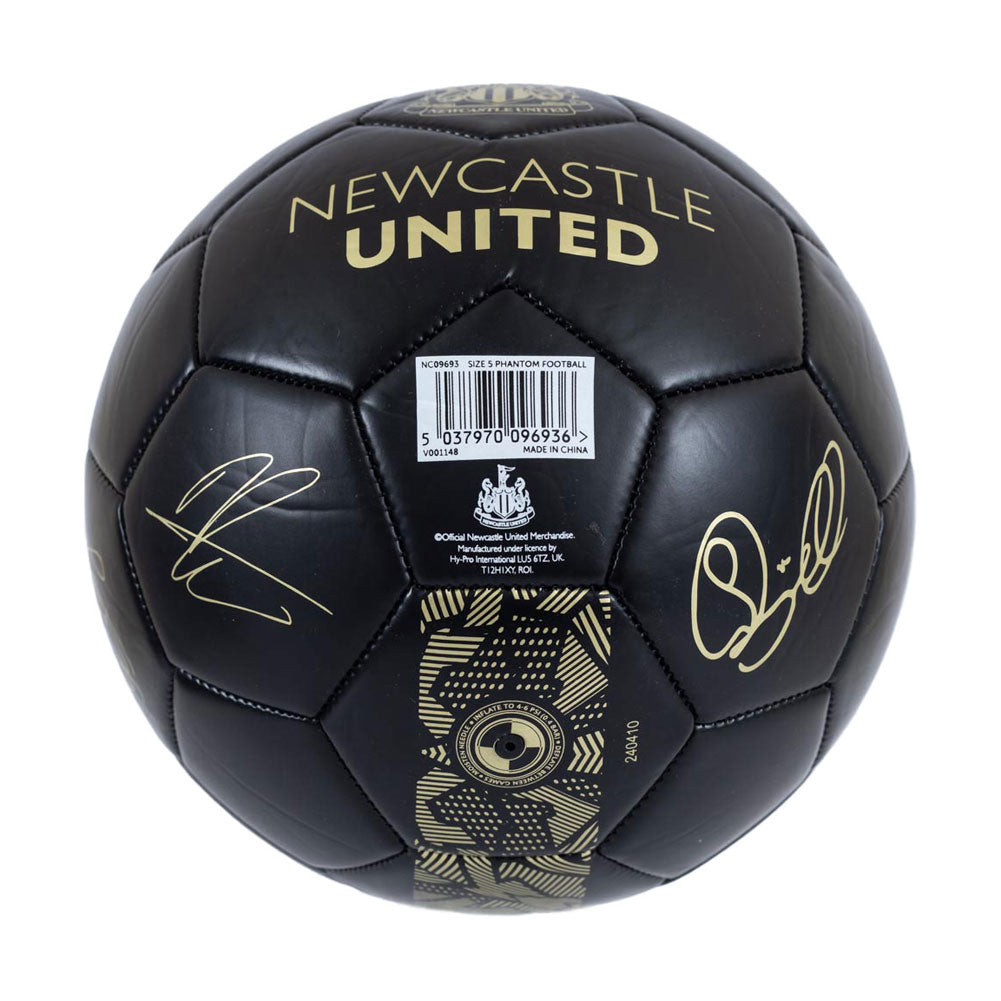 Newcastle United FC Sig Gold Phantom Skill Ball 2