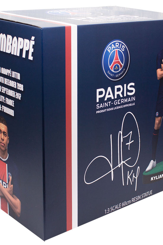 Paris Saint Germain FC Football's Finest Kylian Mbappe Premium Statue