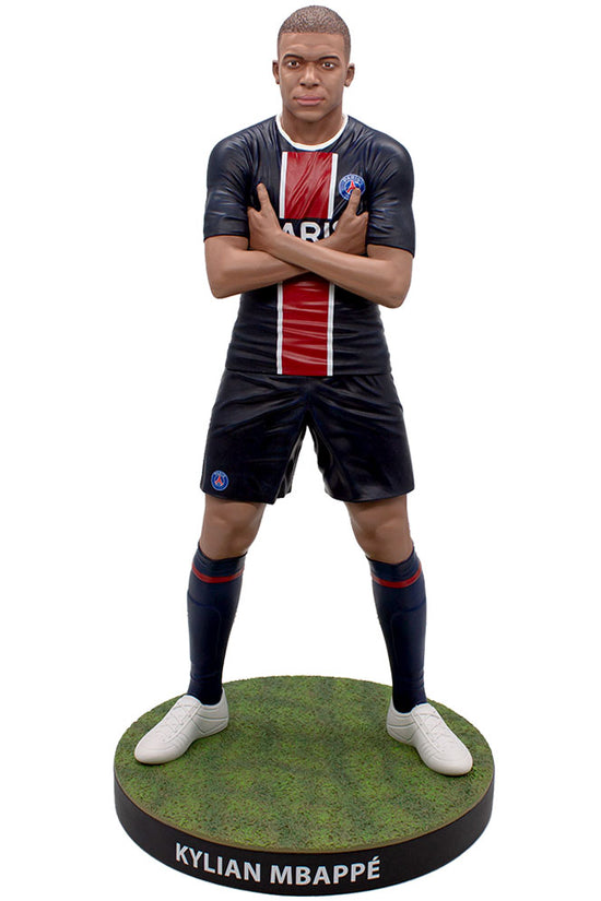 Paris Saint Germain FC Football's Finest Kylian Mbappe Premium Statue