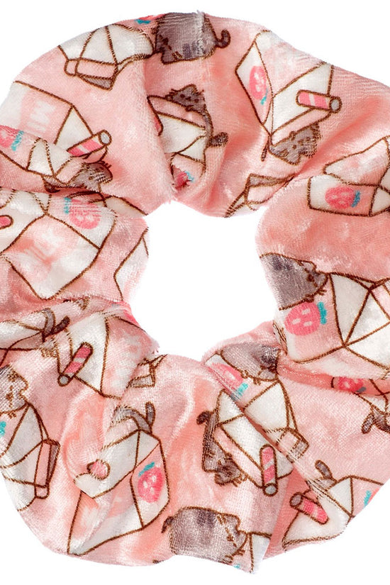 Pusheen Milkshake Hair Scrunchie