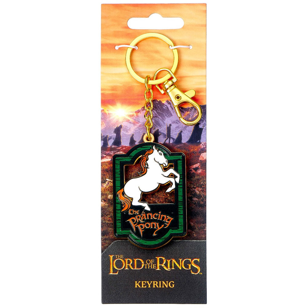 The Lord Of The Rings Charm Keyring Prancing Pony 2
