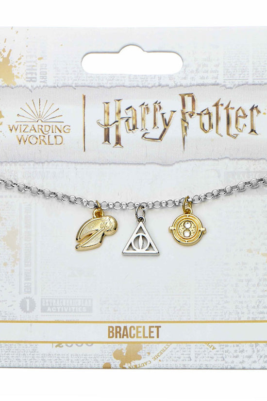 Harry Potter Silver Plated Charm Bracelet