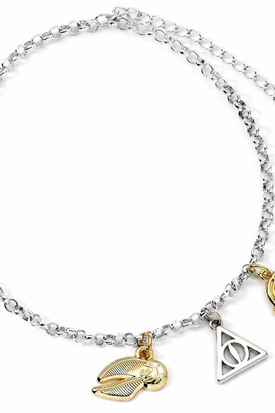 Harry Potter Silver Plated Charm Bracelet