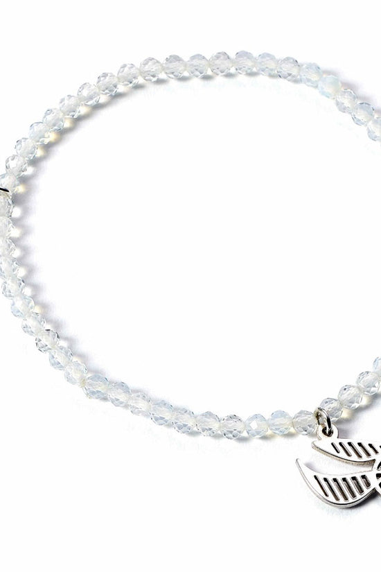 Harry Potter Stone Bracelet With Sterling Silver Charm Golden Snitch