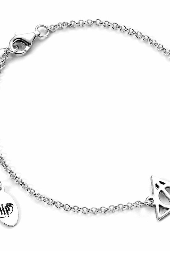 Harry Potter Sterling Silver Charm Bracelet Deathly Hallows