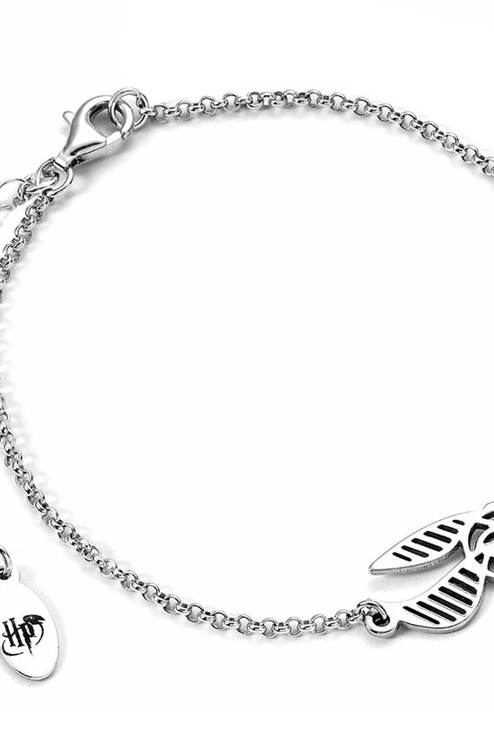 Harry Potter Sterling Silver Charm Bracelet Golden Snitch