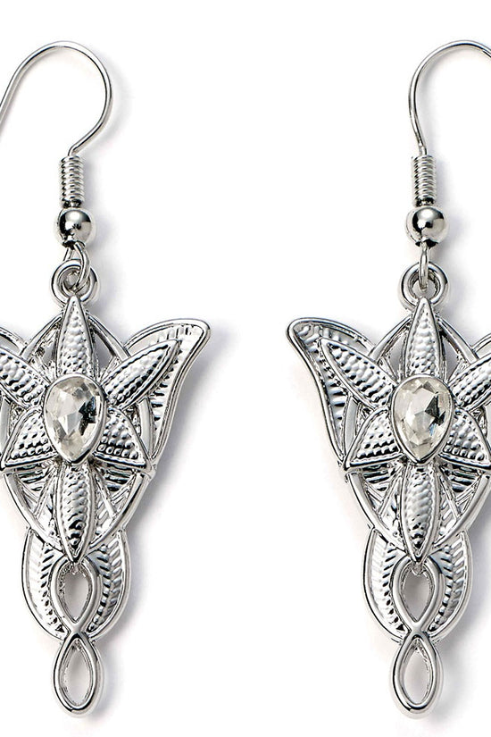 The Lord Of The Rings Silver Plated Earrings Evenstar