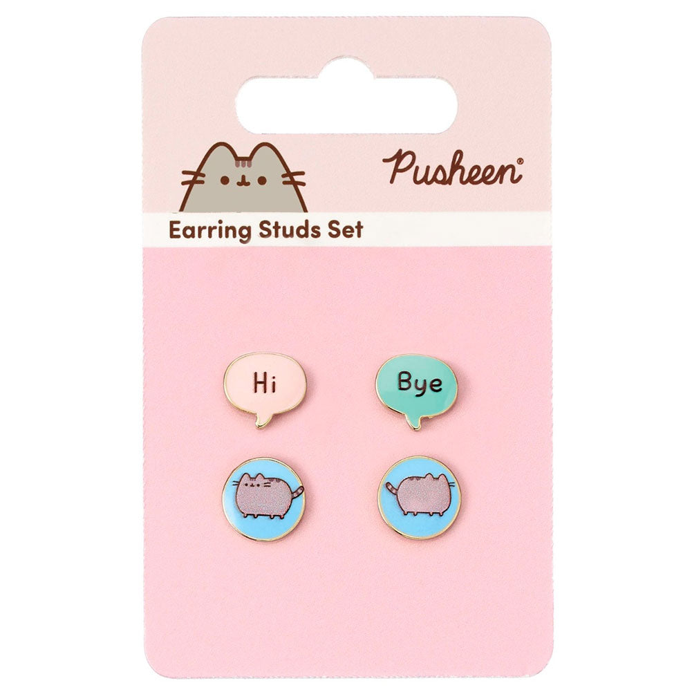 Pusheen Stud Earrings Set 2