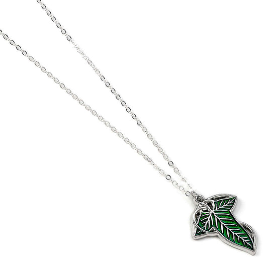 The Lord Of The Rings Silver Plated Necklace Leaf Of Lorien 1