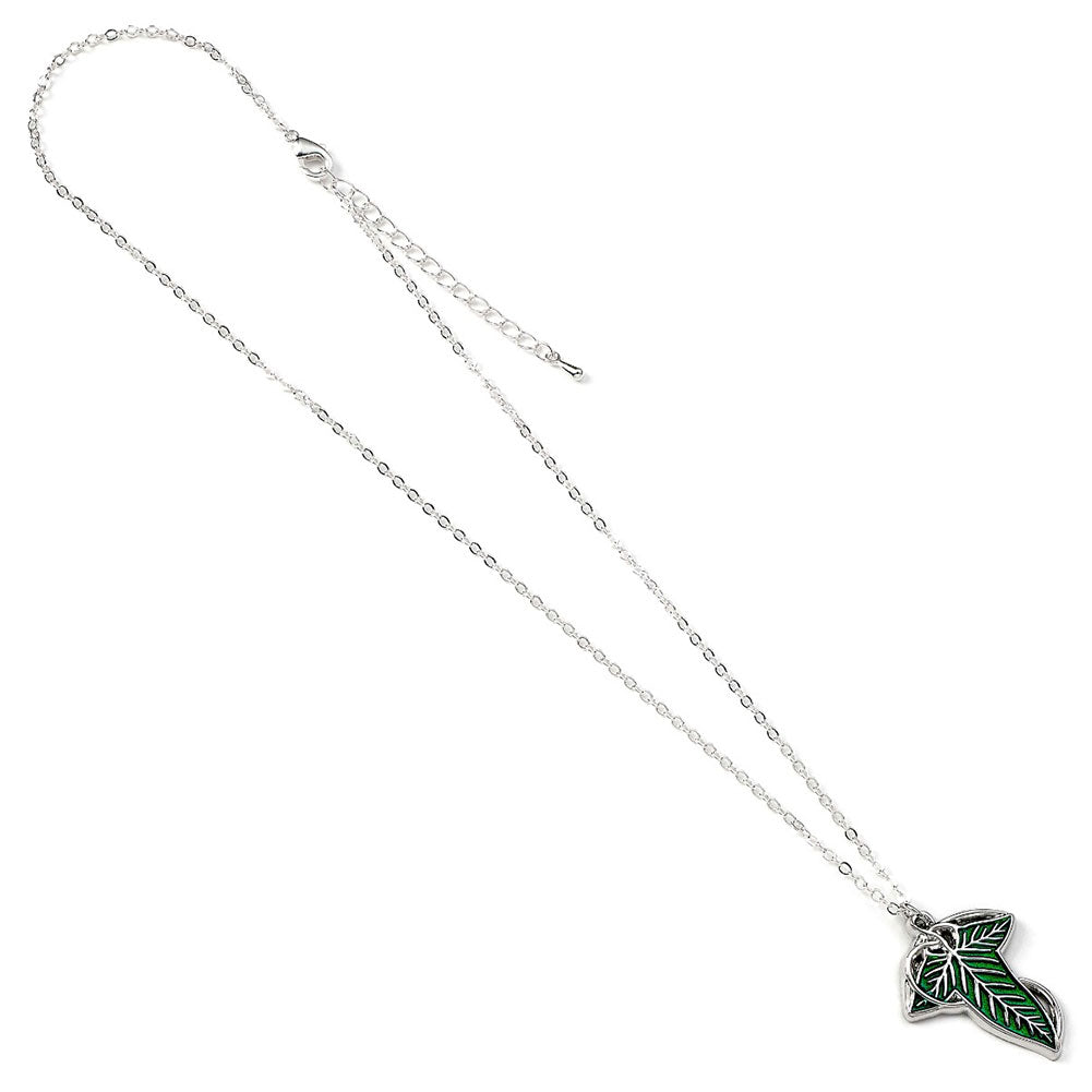 The Lord Of The Rings Silver Plated Necklace Leaf Of Lorien 2