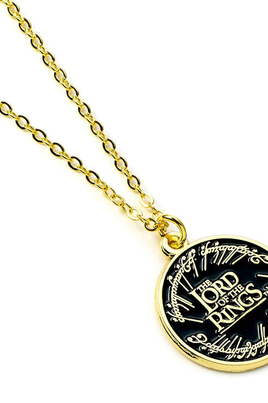 The Lord Of The Rings Gold Plated Necklace Logo