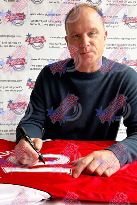 Arsenal FC Bergkamp Signed Shirt Framed 1