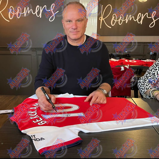 Arsenal FC Bergkamp %26 Henry Signed Shirts Dual Framed 1