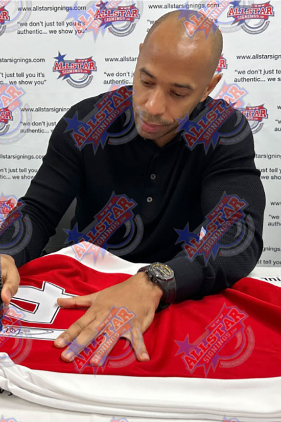 Arsenal FC Henry Signed Shirt (Framed)