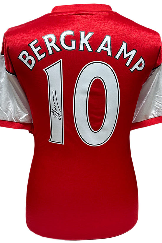 Arsenal FC 1982 Bergkamp Signed Shirt