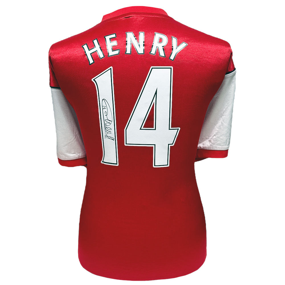 Arsenal FC 1982 Henry Signed Shirt