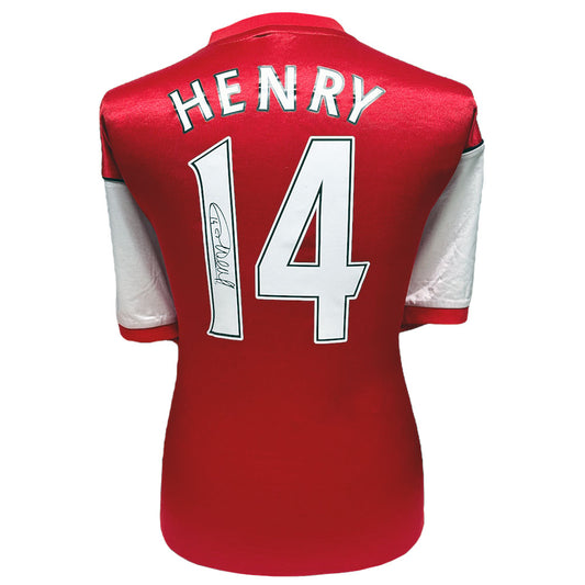 Arsenal FC 1982 Henry Signed Shirt