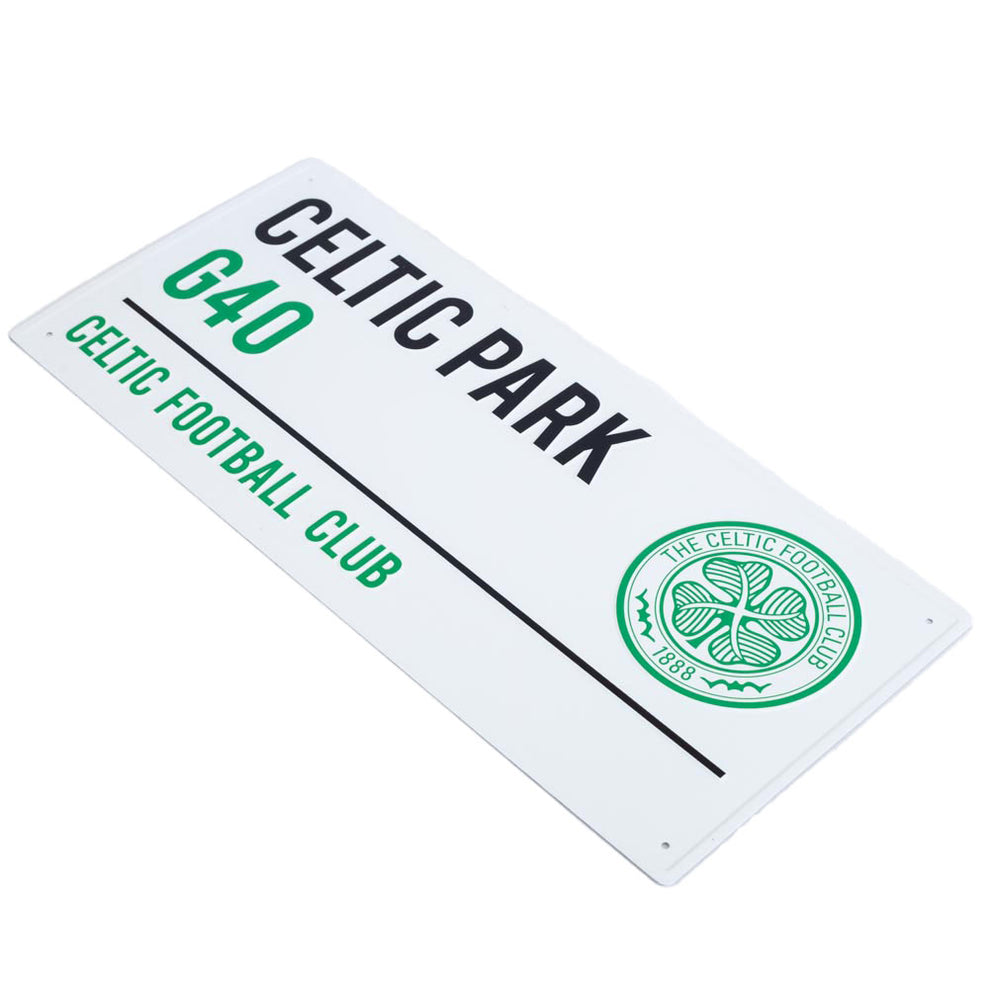 Celtic FC White Street Sign Cazna Sports celtic-fc-white-street-sign-cazna-sports