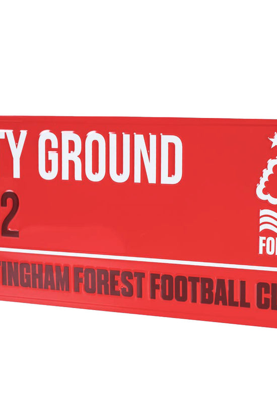 Nottingham Forest FC Colour Street Sign