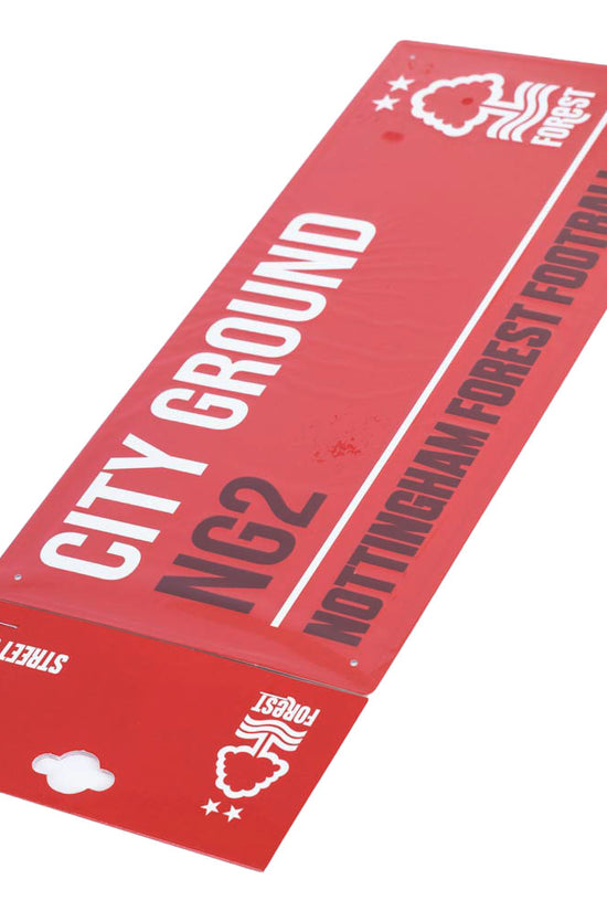 Nottingham Forest FC Colour Street Sign