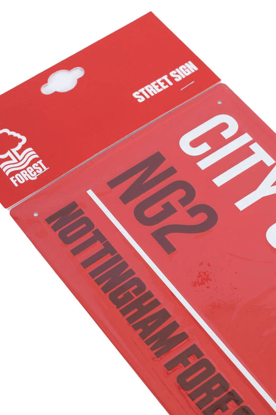 Nottingham Forest FC Colour Street Sign