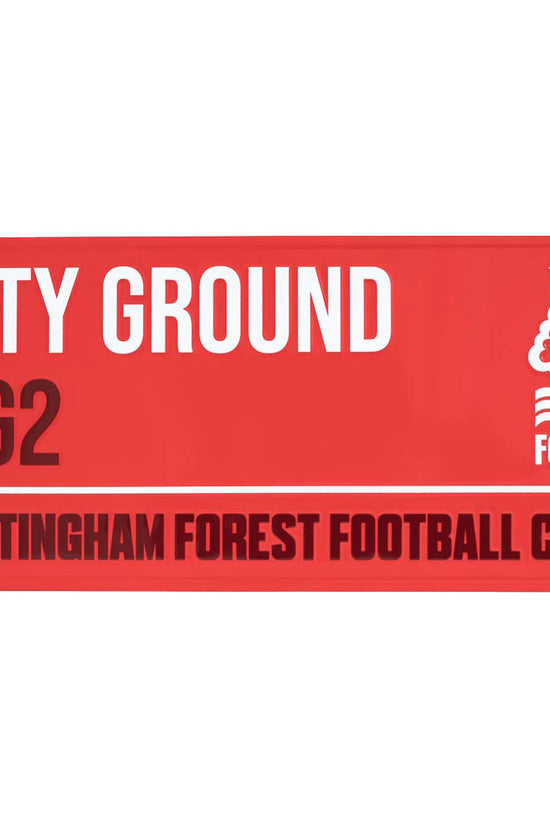 Nottingham Forest FC Colour Street Sign