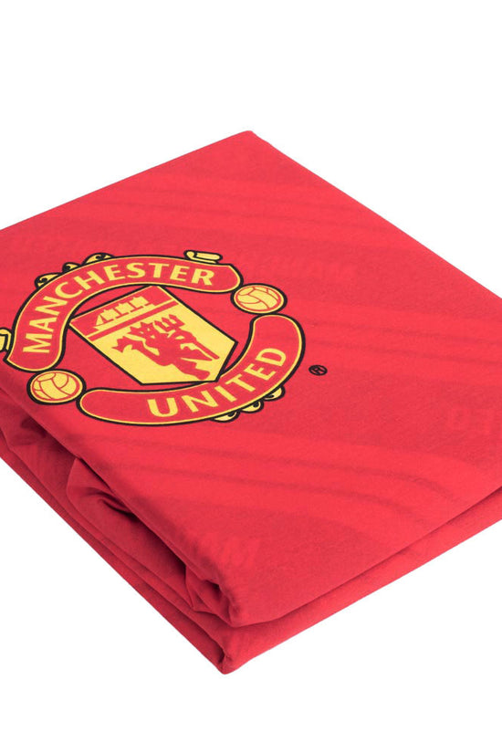 Manchester United FC Core Stripe Double Duvet Set