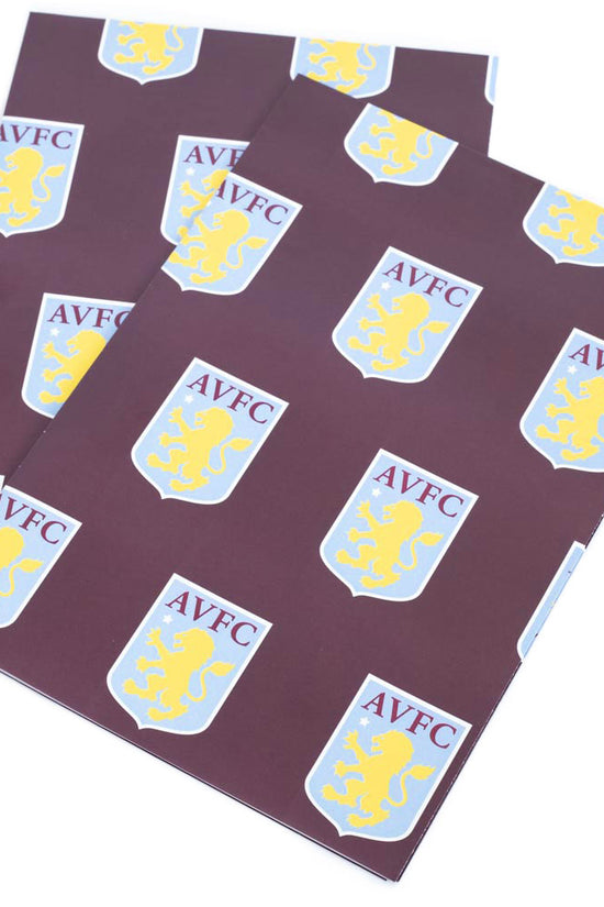 Aston Villa FC Text Gift Wrap
