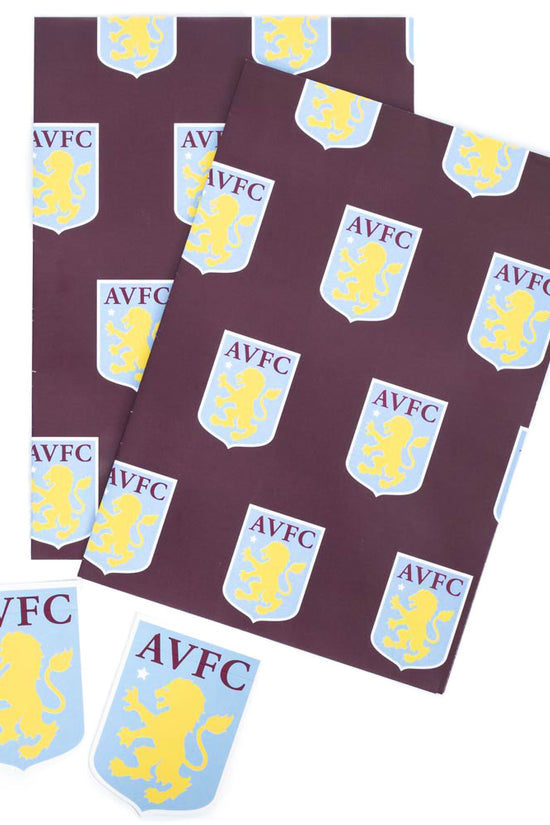 Aston Villa FC Text Gift Wrap