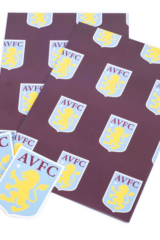 Aston Villa FC Text Gift Wrap
