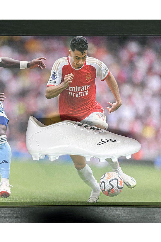 Arsenal FC Martinelli Signed Boot Framed