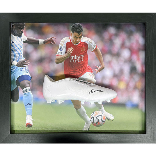 Arsenal FC Martinelli Signed Boot Framed