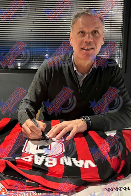 AC Milan 1988 Gullit Van Basten Signed Shirts Dual Framed 2